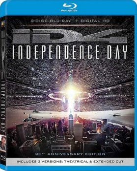 День независимости / Independence Day (1996) BDRip 1080р | Extended Cut | Remastered | P, A