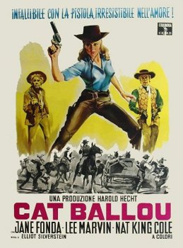 Кошка Балу / Кэт Баллу / Cat Ballou (1965) BDRip-AVC от ExKinoRay | P, A