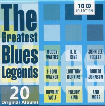 VA - The Greatest Blues Legends / 20 Original Albums [10 CD Box Set] (2015) FLAC