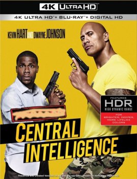 Полтора шпиона / Central Intelligence (2016) UHD BDRemux 2160p от ExKinoRay | 4K | HDR | Театральная версия | Лицензия