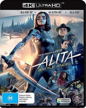 Алита: Боевой ангел / Alita: Battle Angel (2019) UHD BDRip-HEVC 2160p | 4K | HDR | D, P, A