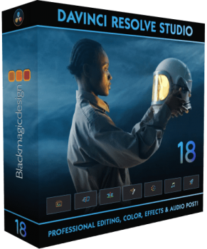 Blackmagic Design DaVinci Resolve Studio 18.0.2 Build 7 (2022) РС | RePack by KpoJIuK